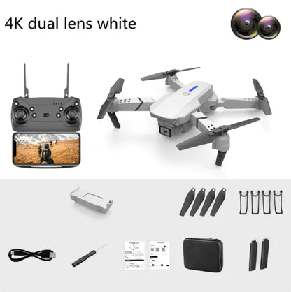 Foldable Dual-Lens Camera Drone