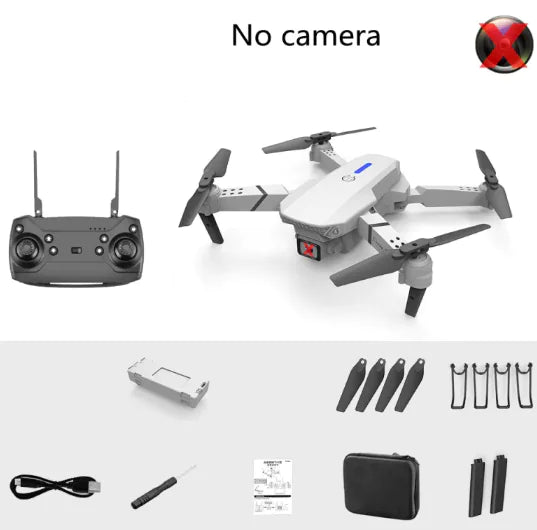 Foldable Dual-Lens Camera Drone