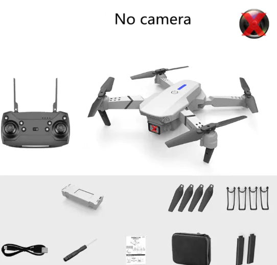 Foldable Dual-Lens Camera Drone