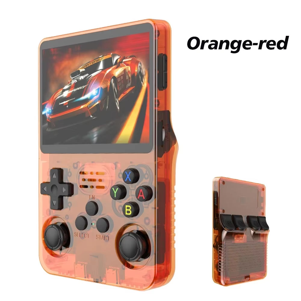 Open Source R36S Retro Handheld Video Game Console Linux System 3.5 Inch IPS Screen Portable Pocket Video Player R35S 64G Games